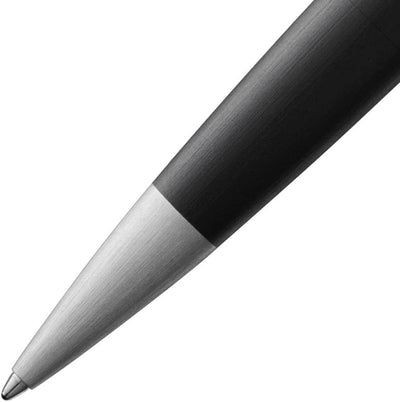 Lamy 2000 Kugelschreiber black aus schwarzem Polycarbonat und Edelstahl, inkl. Grossraummine M 16 M
