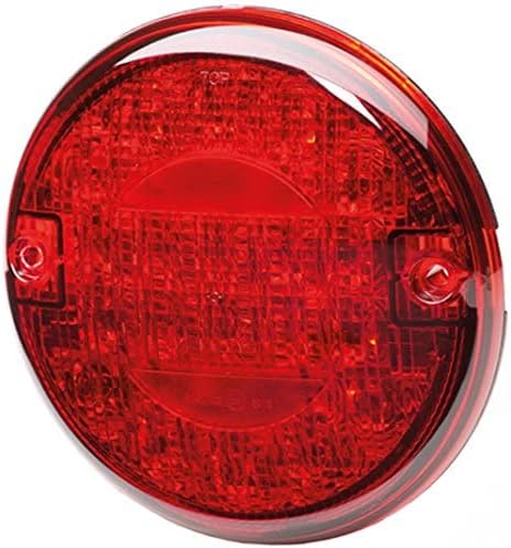 HELLA - Heckleuchte - Valuefit - LED - 24/12V - Anbau/geschraubt - Lichtscheibenfarbe: rot - Stecker
