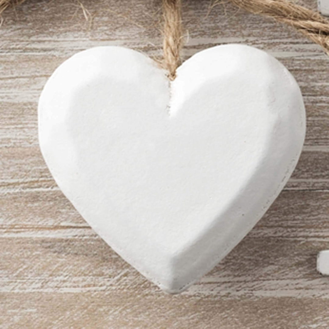 Wandbild XXL Home 120x80 cm Deko Kunst Bilder Wanddekoration Herz Wohnung Grau M15868 120x80 cm, M15