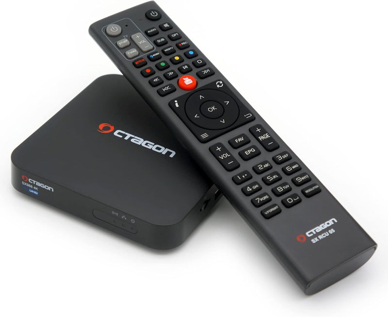 Octagon SX988 4K UHD H.265 HEVC Internet Smart TV Set-Top Box - Multi-Boot Receiver und Sat to IP TV