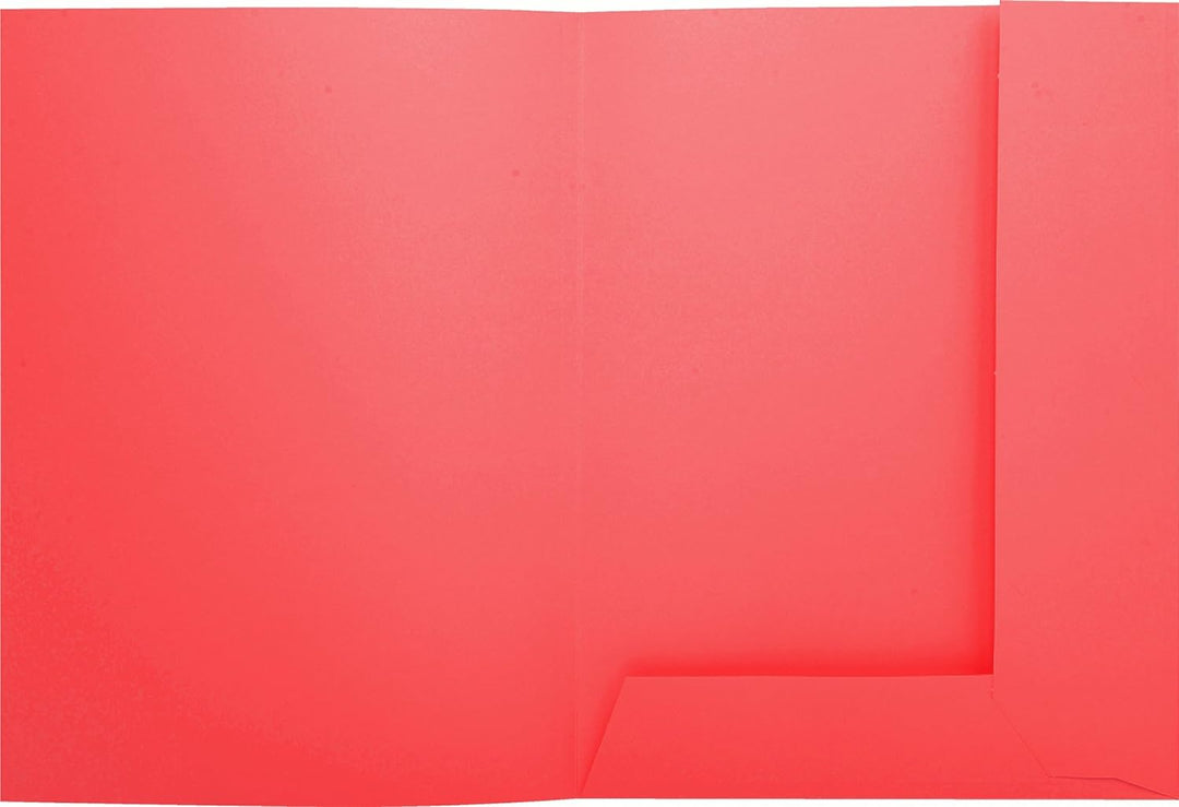 Exacompta Super 250 PACK 50 Hemden für A4 2 Klappen 24 x 32 cm 24 x 32 rot, rot