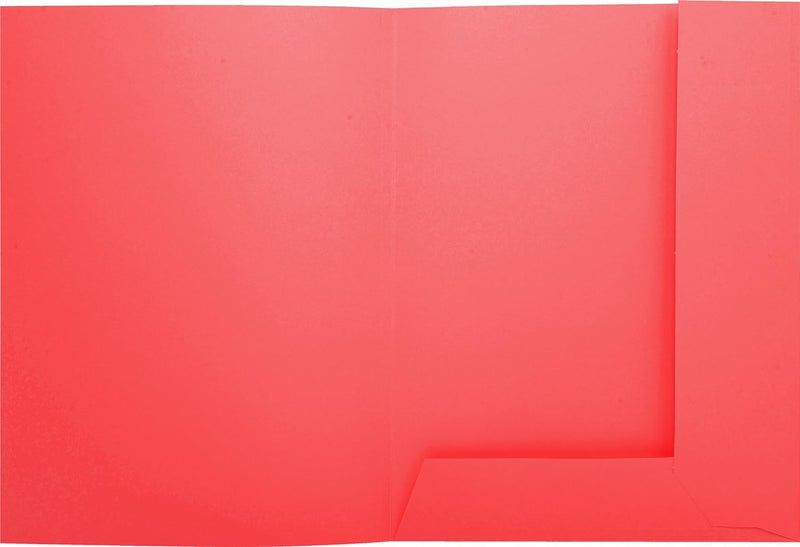 Exacompta Super 250 PACK 50 Hemden für A4 2 Klappen 24 x 32 cm 24 x 32 rot, rot