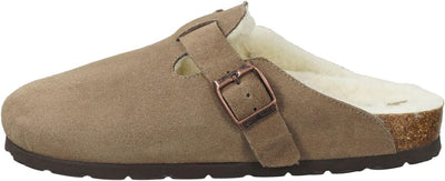 Rohde Alba Damen, Frauen, Pantoffeln, Slipper,Puschen,Leder-Pantoffeln,gefüttert,Lammfell,Merino,war