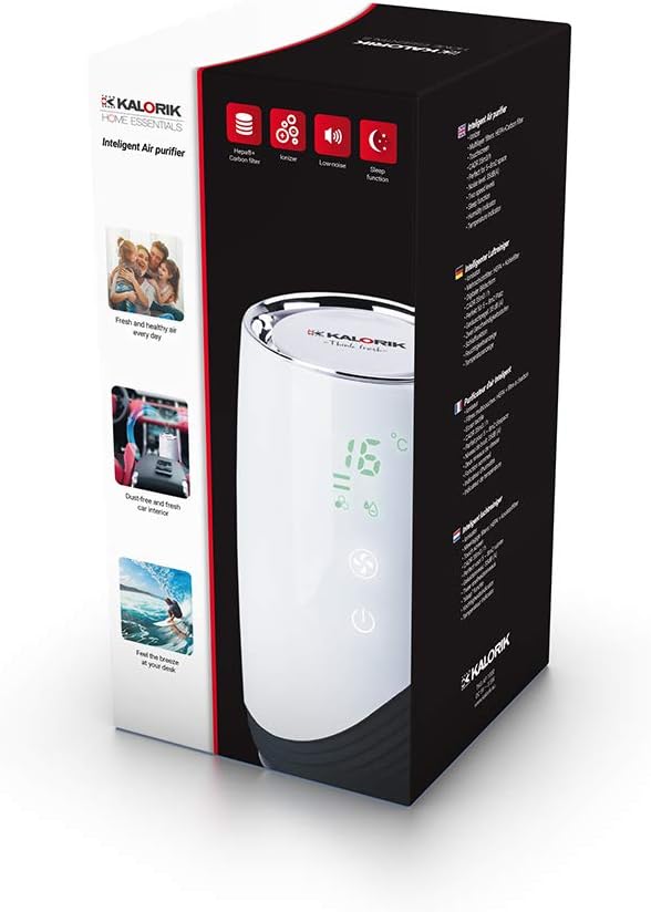 Kalorik TKG AP 1000 Luftreiniger, Kunststoff, Weiss/Schwarz