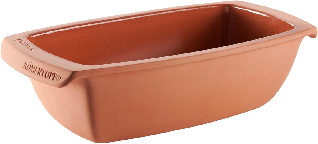 Römertopf Brotbacktopf aus Naurton für ein natürliches Backerlebnis, Brotbackform Ø 23,0cm & Brotbac