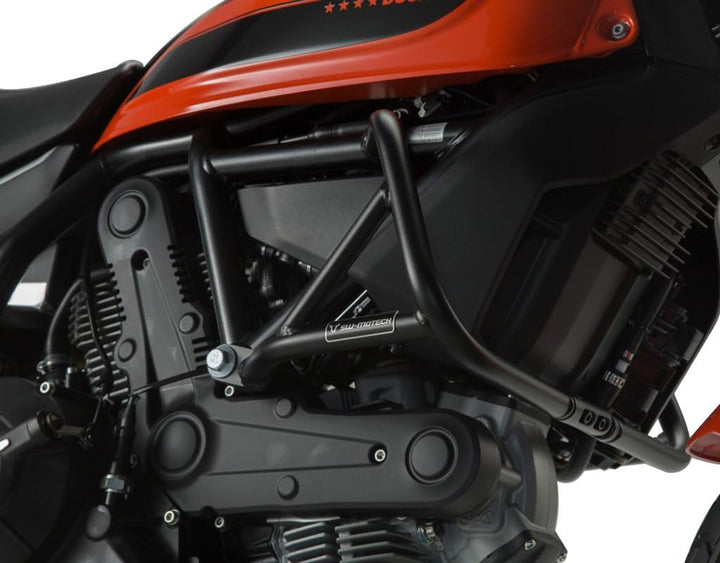 SW-MOTECH Sturzbügel, Schwarz für Ducati Scrambler (14-) / Sixty2 (16-)