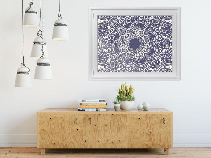 Fensterfolie Sonnenschutz I Hochwertige Folie für Fenster - selbsthaftend I Dekofolie für Bad, Küche