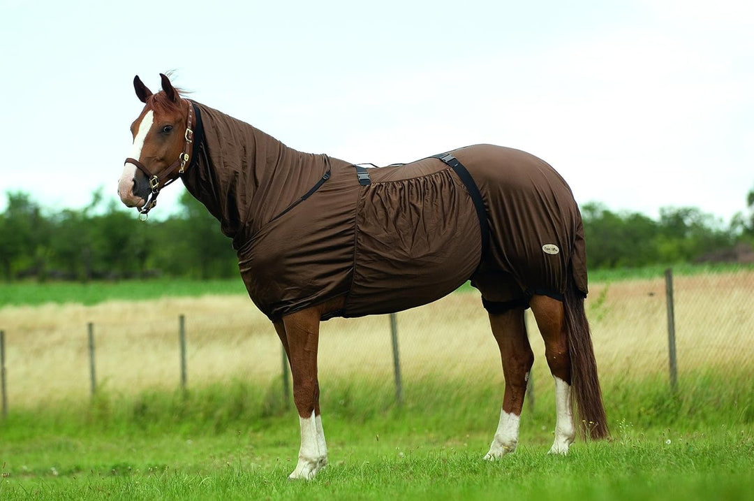 EKKIA Ekzemerdecke braun Rückenlänge 145 cm (Gesamtlänge 190 cm), Rückenlänge 145 cm (Gesamtlänge 19