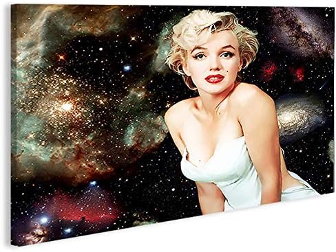 islandburner Bild Bilder auf Leinwand Marilyn Monroe V10-1 XXL Poster Leinwandbild Wandbild Dekoarti