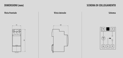 Vemer ve088100 Zeitschalter elektromechanisch bio-w, hellgrau