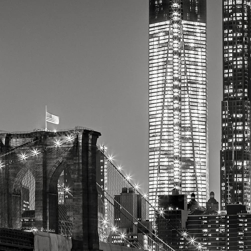 Feeby Viles - Leinwand Bilder - Fensterblick Natur- 120x80 cm- Deko Wohnzimmer - Wandbilder Schlafzi