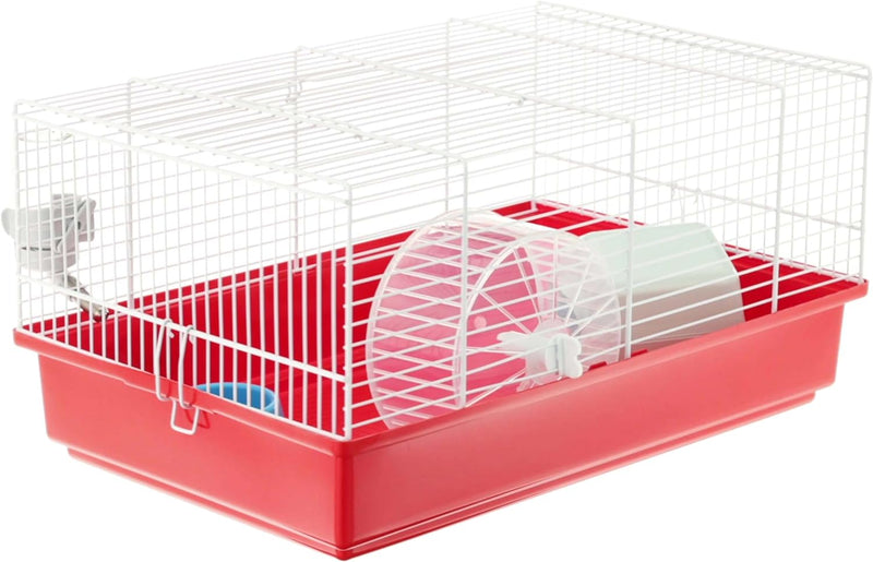 Ferplast Hamsterkäfig, Nagerkäfig CRICETI 9, Kleintierkäfig, Hamsterzubehör inklusive, 46 x 29,5 x h