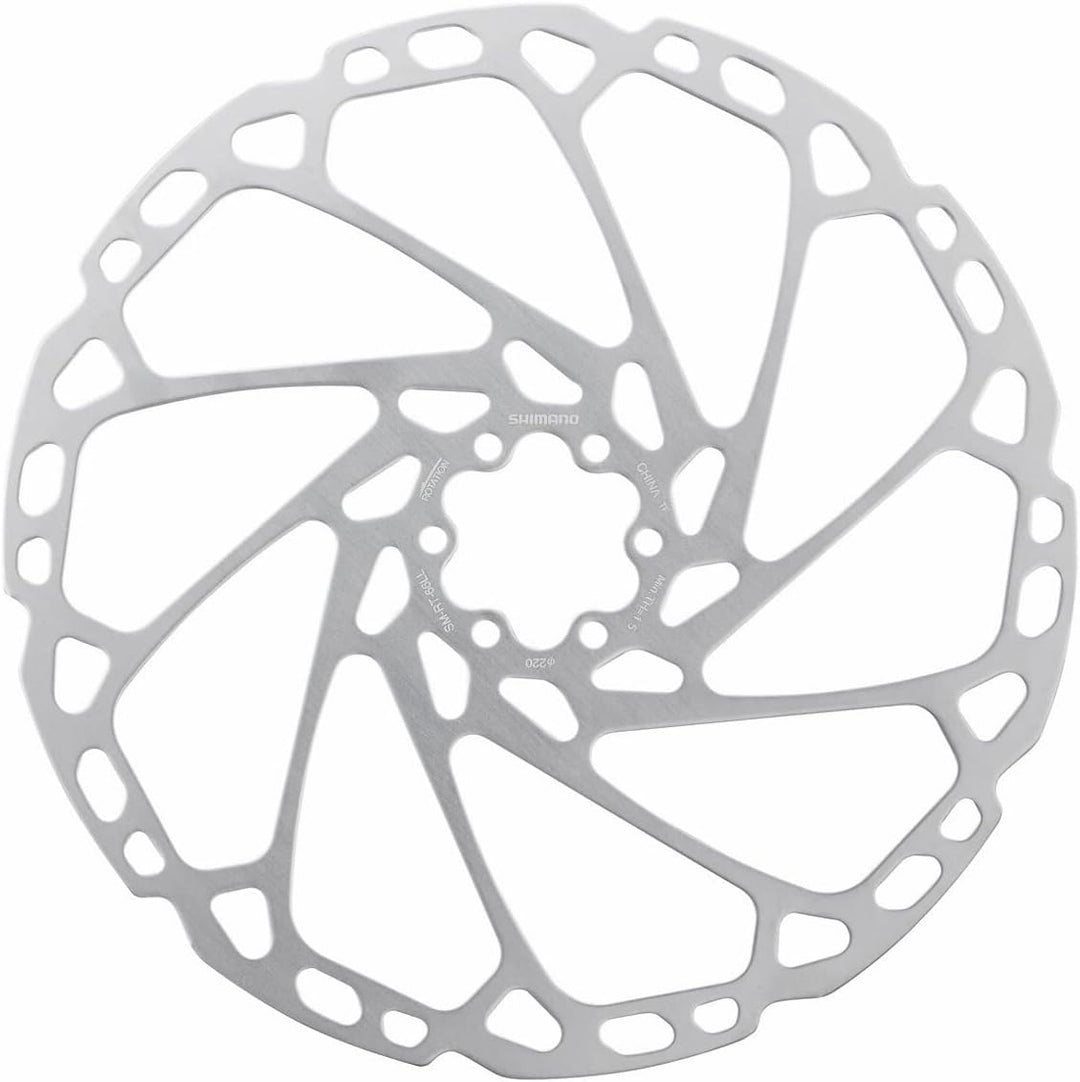 Shimano Unisex – Erwachsene SM-RT66 Bremsscheibe, Silber, 220 mm