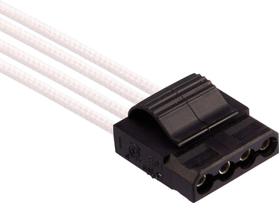 Corsair Premium Sleeved Netzteil Pro-Kabel-Set Typ4 (Generation 4-Serie) Weiss Pro-Set Weiss, Pro-Se