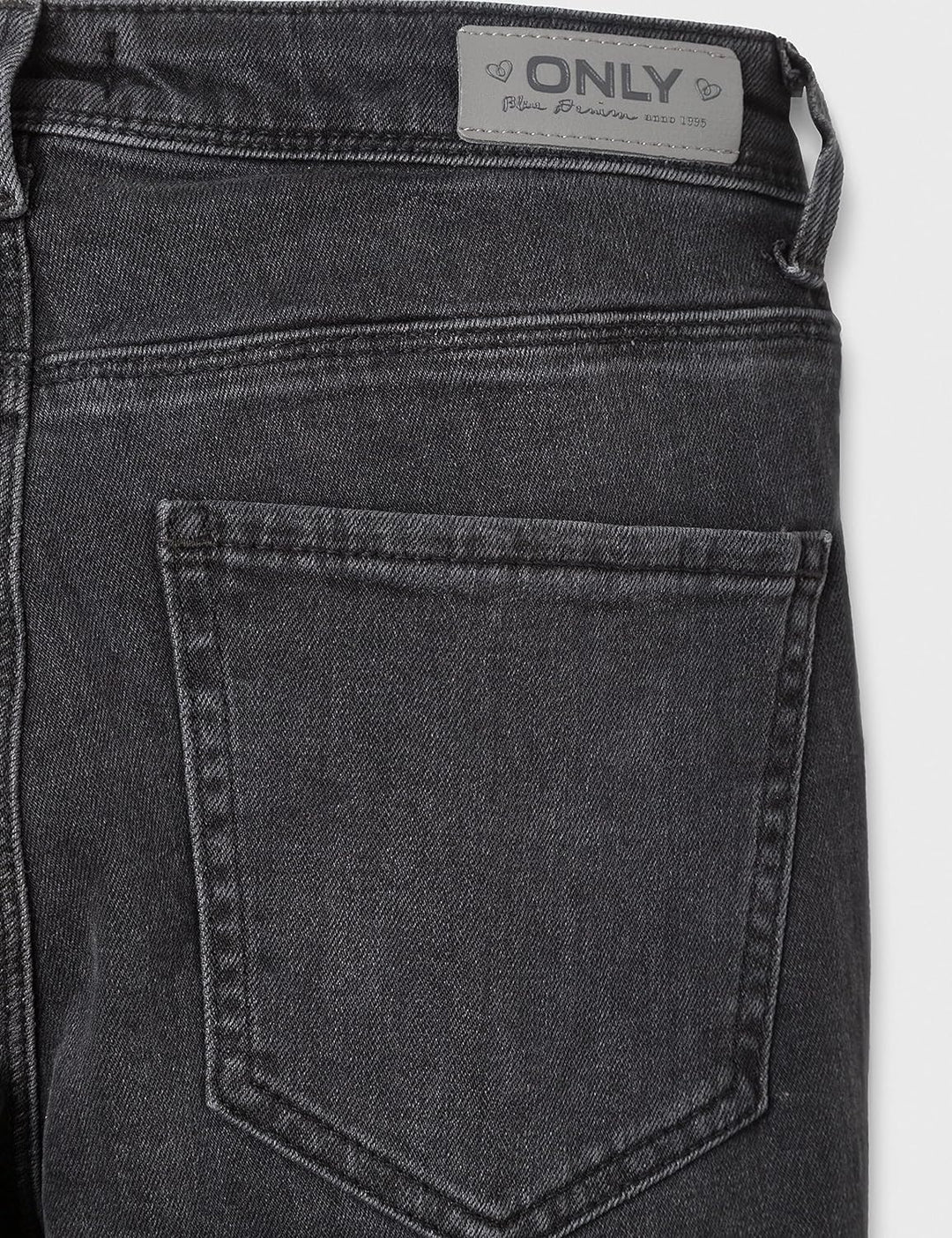 ONLY Damen ONLIDA Life MIDWAIST SK BB REA12592 Jeans, Grey Denim, S_32