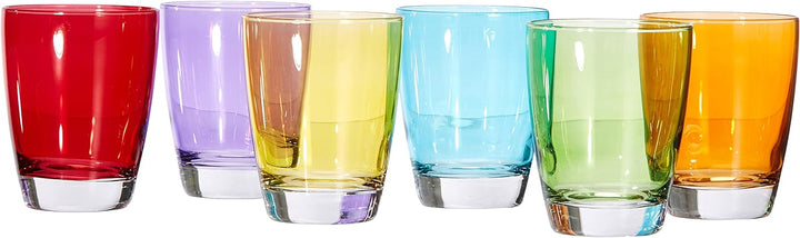 Excelsa Brunch Time Glas 6er Set Mehrfarbig, Mehrfarbig