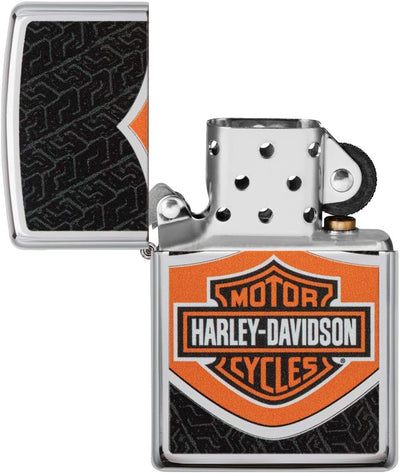 Zippo Harley Davidson Feuerzeug, Messing, Design, 5,83,81,2, 72