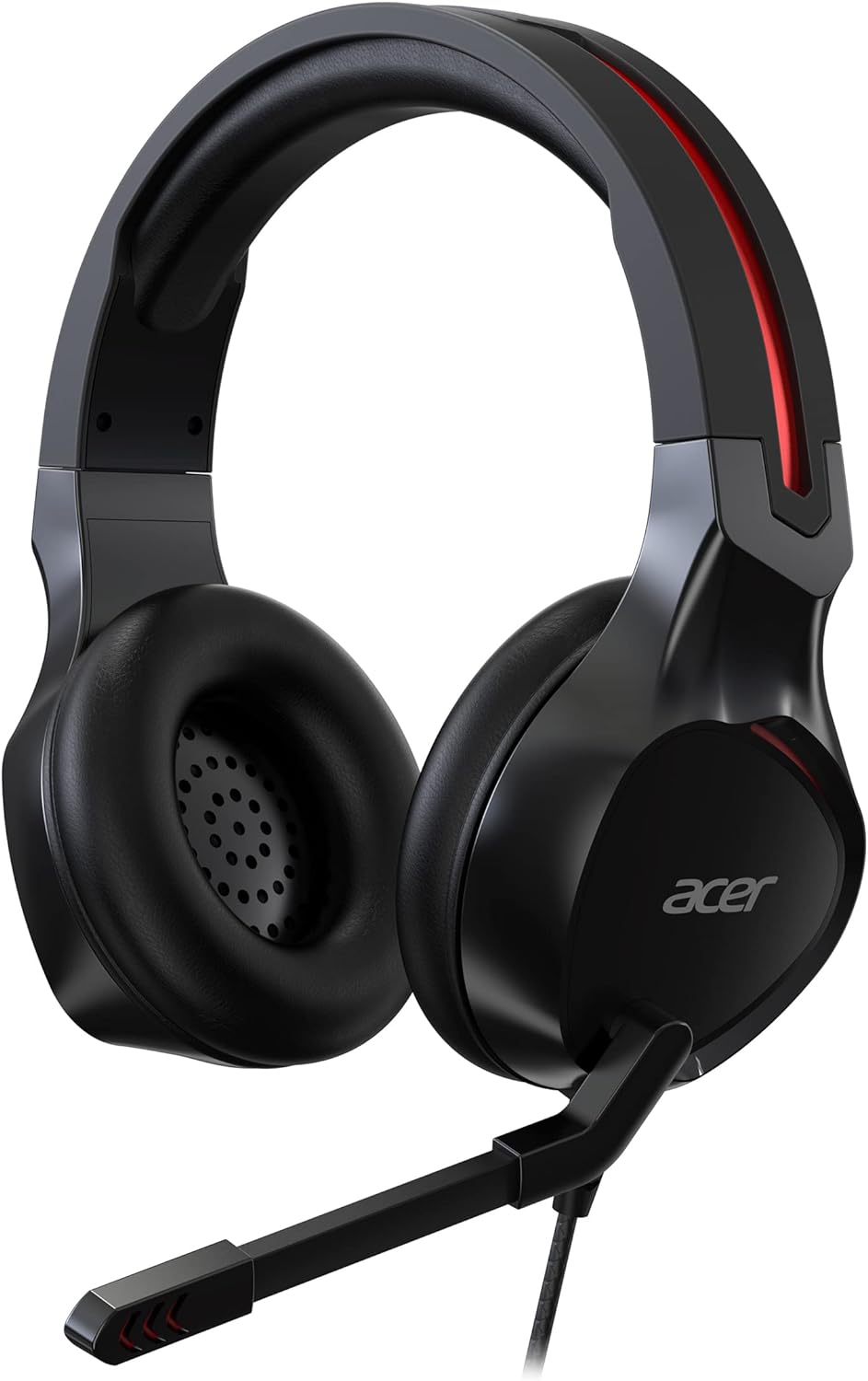 Acer Nitro Gaming Headset (anpassbares Kopfband, omnidirektionales Mikrofon, 100 dB Empfindlichkeit)