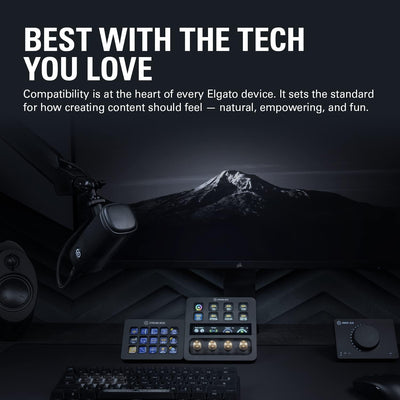 Elgato XLR-Mikrofon-Komplettpaket – Dynamisches Mikro, Schwenkarm, XLR-Kabel, USB-Schnittstelle, kos