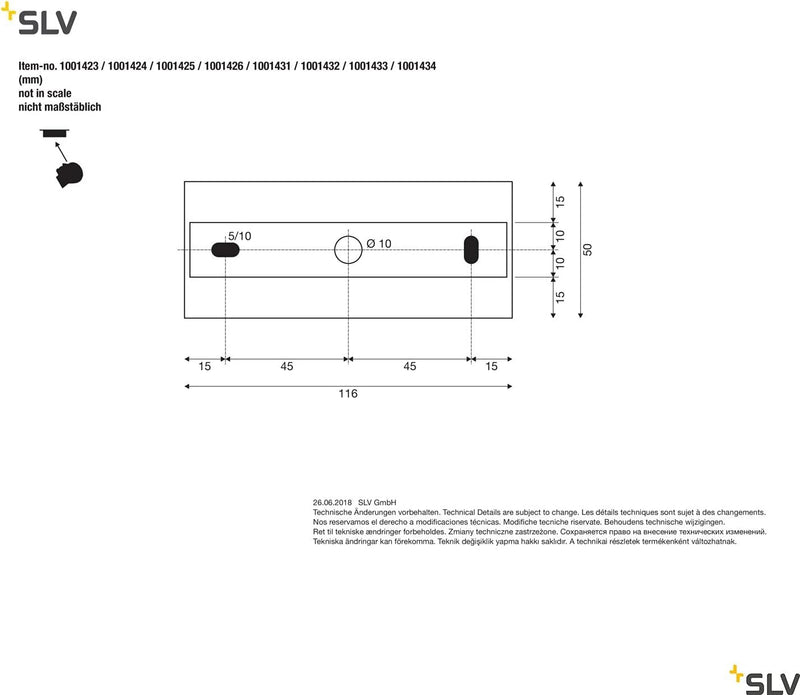 SLV TEC KALU CW, LED Indoor Wand- und Deckenaufbauleuchte, double weiss/schwarz 60° 3000K Tec Kalu C