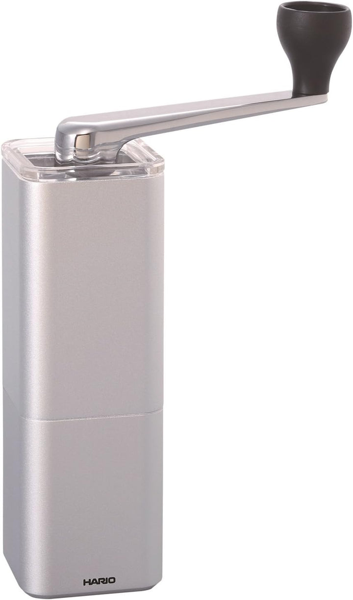 Hario Aluminiumlegierung Kaffeemühle, Aluminium, Silberfarben, Petite, Silberfarben