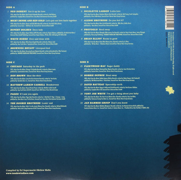 Too Slow to Disco, Vinyl