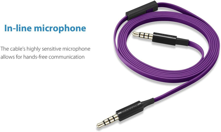 Noontec MF3122(B) Zoro HD II On-Ear-Kopfhörer lila