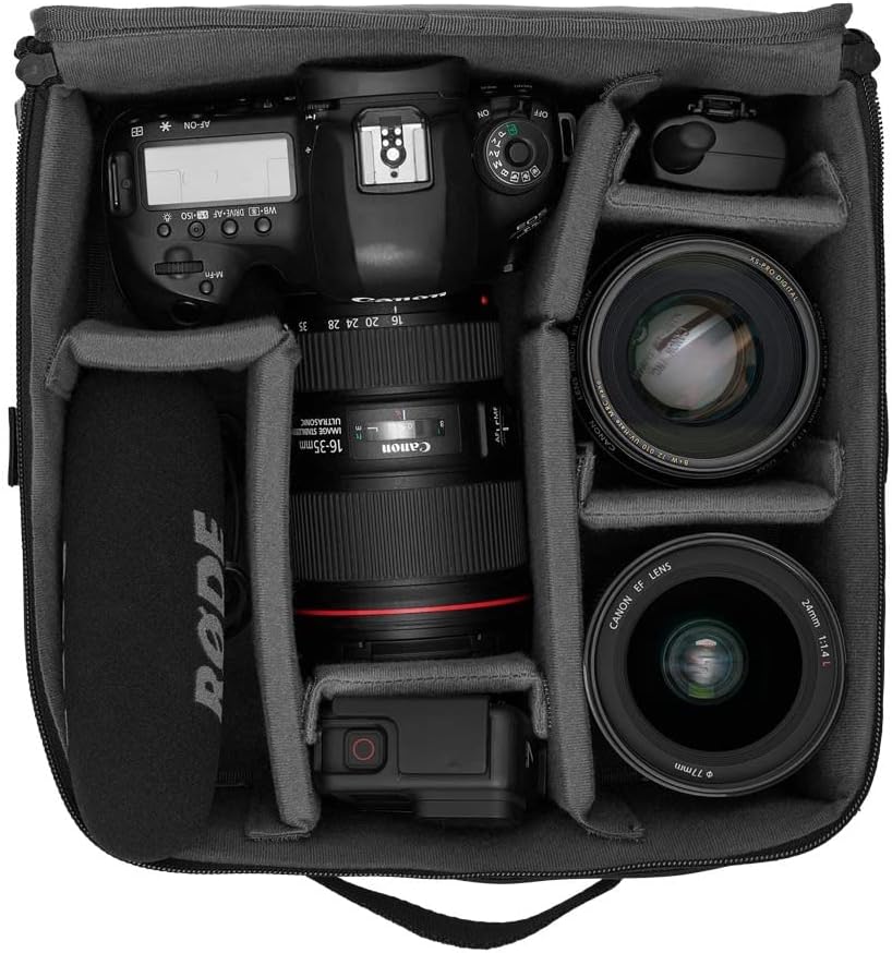 Douchebags Unisex Erwachsene The Ramverk M Camera Insert huelle, Schwarz, S