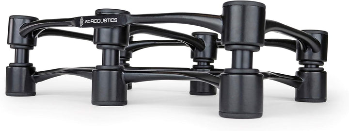 IsoAcoustics Aperta-Serie mit Lautsprecherstativen, schwingungsdämpfend, mit einstellbarer Neigung: