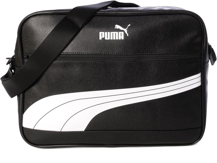 PUMA Unisex – Erwachsene Campus Reporter Retro umhängetasche Einheitsgrösse Black/White, Einheitsgrö