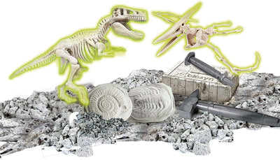 Clementoni Jurassic World 3 Dominion-T-Rex und Pteranodonti-Dinosaurier, Set zum Entwirren und Zusam