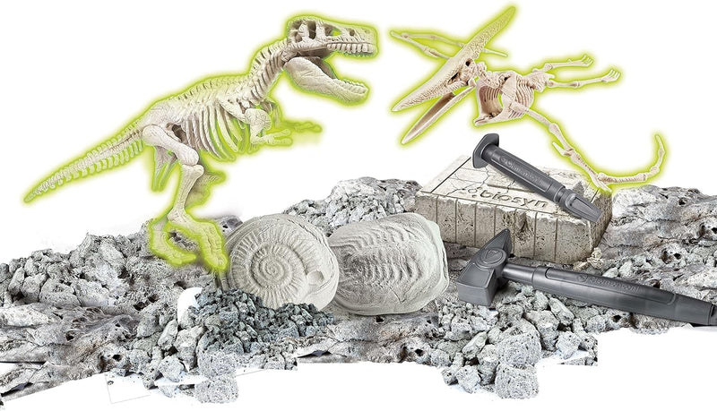 Clementoni Jurassic World 3 Dominion-T-Rex und Pteranodonti-Dinosaurier, Set zum Entwirren und Zusam