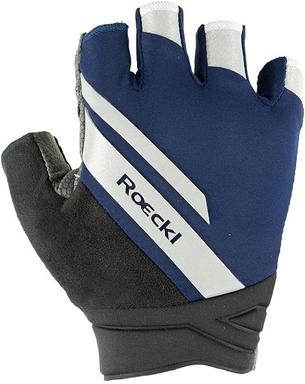 Roeckl Impero Fahrrad Handschuhe kurz blau/schwarz 2022 7, 7