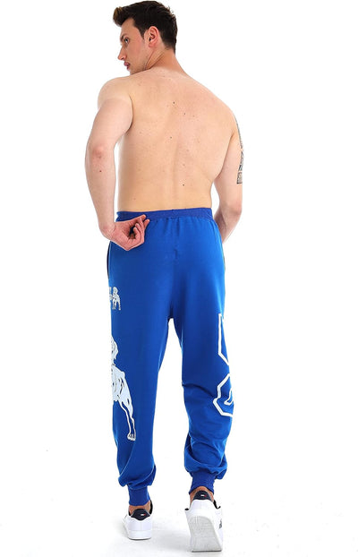 Raff&Taff Herren Jogginghose Bodyguard Bulldog Coole Lässige Sporthose Freizeithose Royalblau 8XL, R