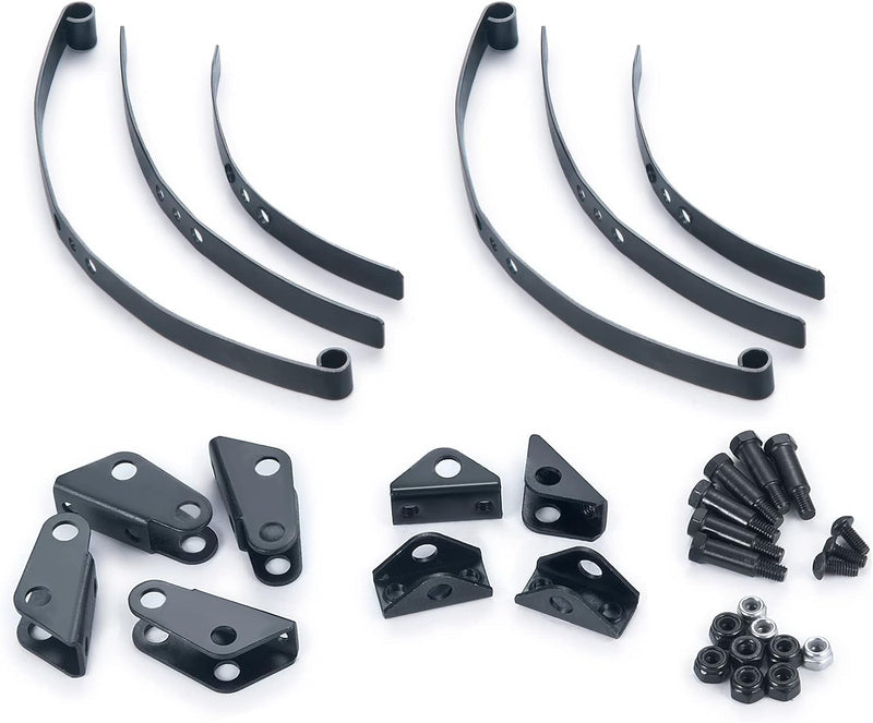 AXspeed 1 Satz Stahl Leaf Springs Suspension Set für 1:14 Tamiya Traktor Klettern Anhänger LKW Upgra