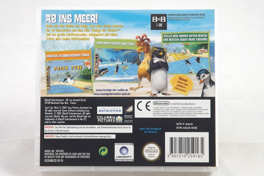 Könige der Wellen Nintendo DS Standard, Nintendo DS Standard