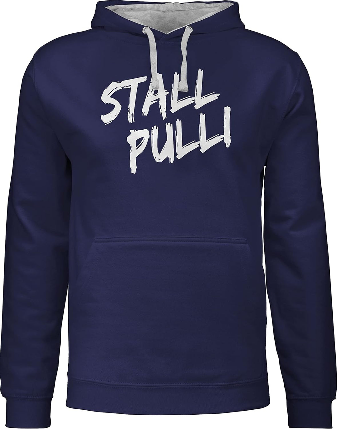 Pullover Herren Frauen Hoodie Kontrast zweifarbig - Pferde - Damen - Stallpulli Distressed Reiten -