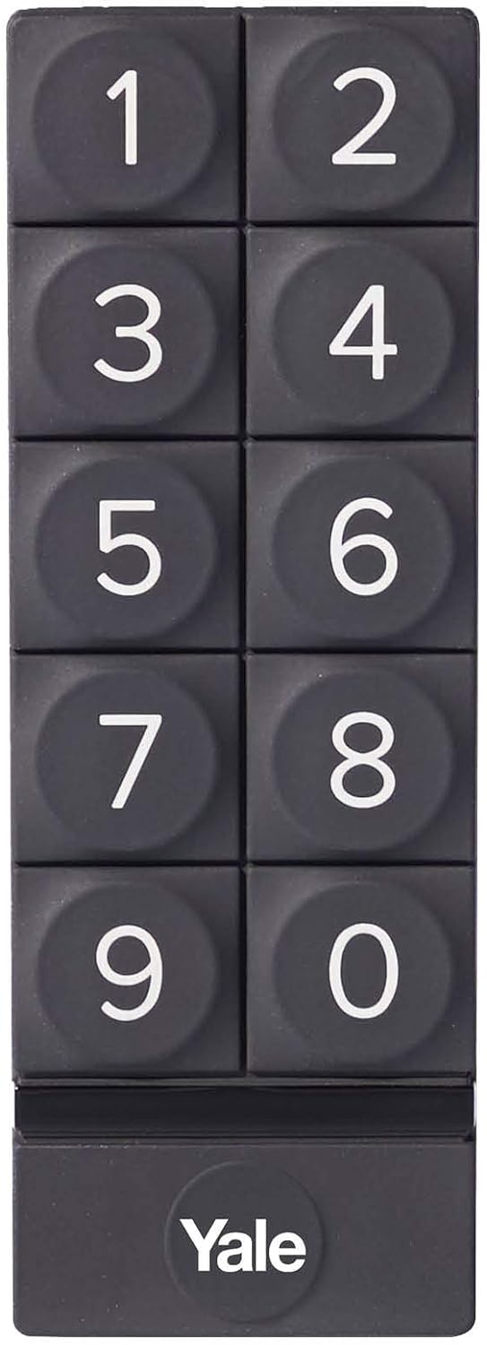 Yale Smart Keypad (05/301000/BL) – Schwarze digitale Smart Lock-Tastatur für Linus mit One-Touch-Ver