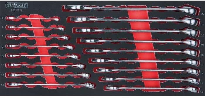 KS Tools 714.0114 Material-114 Werkzeuge 2 Schubladen für Werkstattwagen