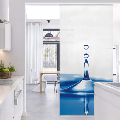 Bilderwelten Raumteiler Blue Drop 250x120cm inkl. transparenter Halterung 250x120cm incl. transparen