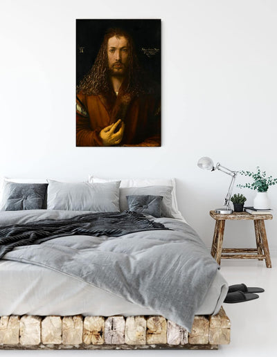 Generisch Albrecht Dürer - Selbstbildnis als Leinwandbild / Grösse: 100x70 cm / Wandbild / Kunstdruc