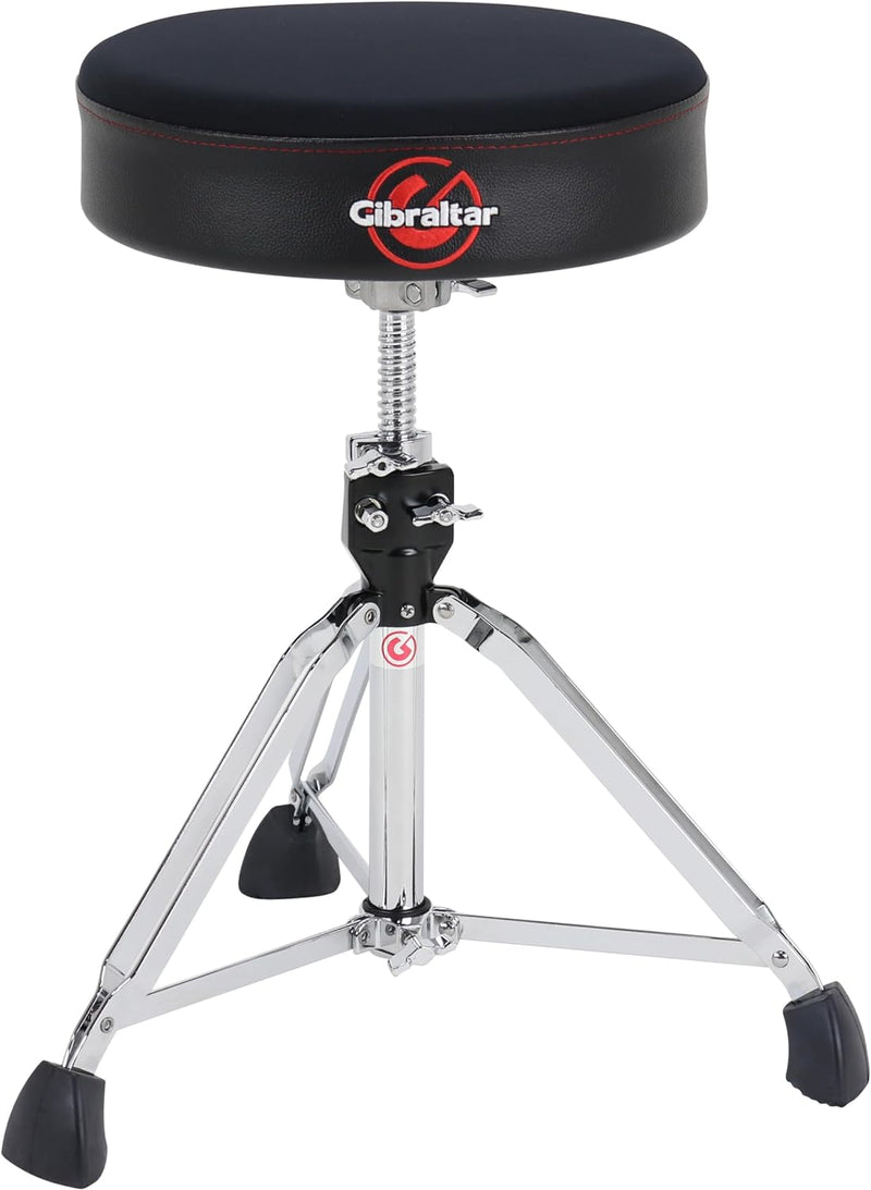 Gibraltar Schlagzeughocker, Drumhocker 9000 Series Round Neoprene, 9608NR (Durchmesser: 35cm, Neopre