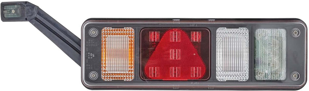 HELLA - Heckleuchte - Hybrid - 24V - Anbau/geschraubt - Lichtscheibenfarbe: glasklar - Stecker: Easy