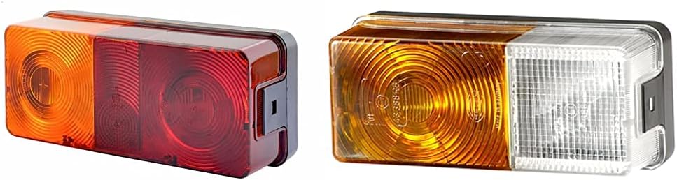 Hella 2SD 002 582-011 Heckleuchte - links & 2BE 002 582-031 Blinkleuchte - 12V - Anbau - links/recht