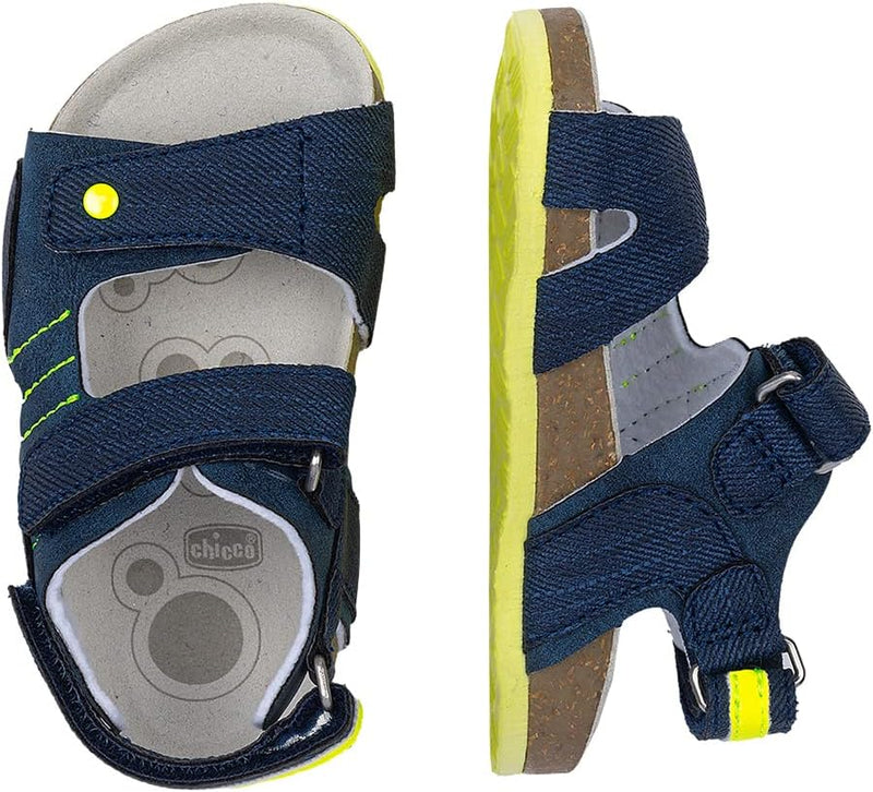 Chicco, Frax Sandalen, Jungen 21 EU Blau, 21 EU Blau