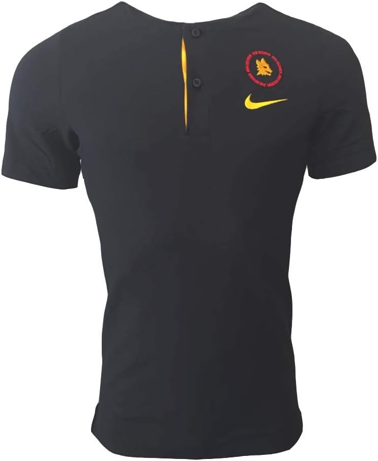 Nike Herren Roma M NSW Modern GSP AUT Polo Shirt S Black/University Gold/(University Gold) (No Spon-