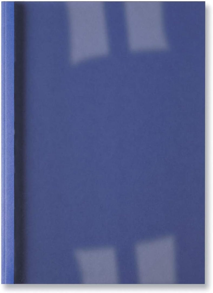 GBC IB386619 Thermobindemappe Business Line Leinen, 3 mm, 100 Stück, royalblau royalblau 3 mm, royal
