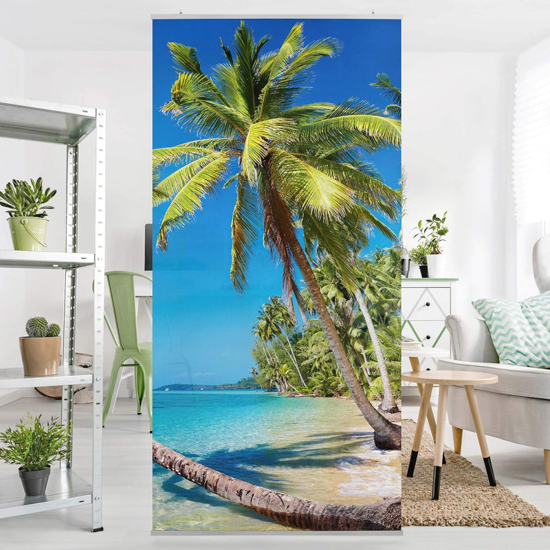 Bilderwelten Raumteiler Beach of Thailand 250x120cm ohne Halterung 250x120cm without hanger, 250x120