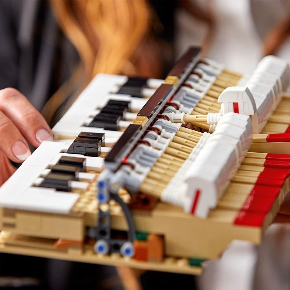 LEGO Ideas Grand Piano 21323 Model Building Kit, Build Your Own Playable Grand Piano, An Exciting DI