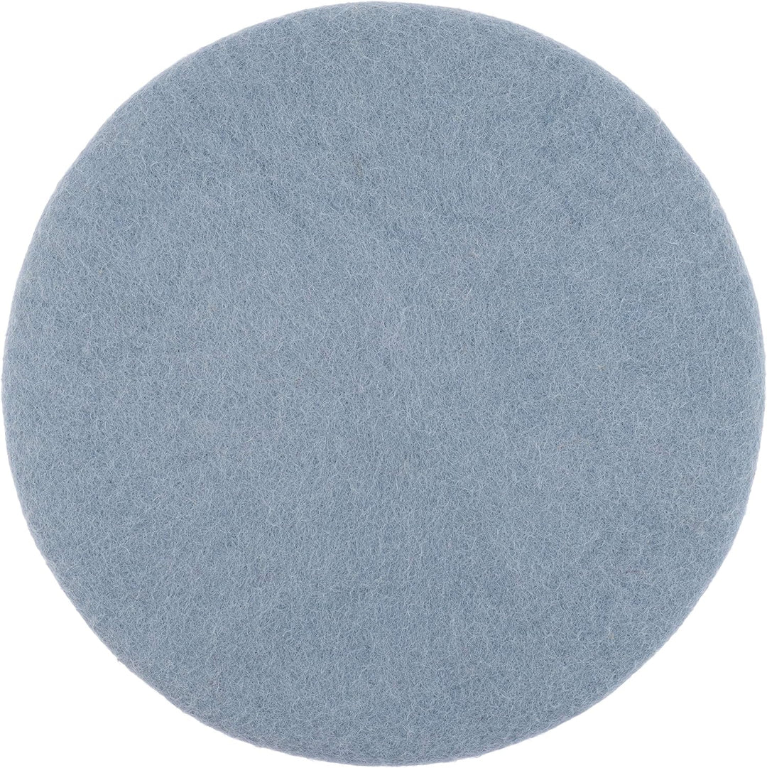 myfelt Flache Filz Sitzauflage, Filz Stuhlauflage - Mia - rund, Ø 36 cm, Hellblau, Hellblau